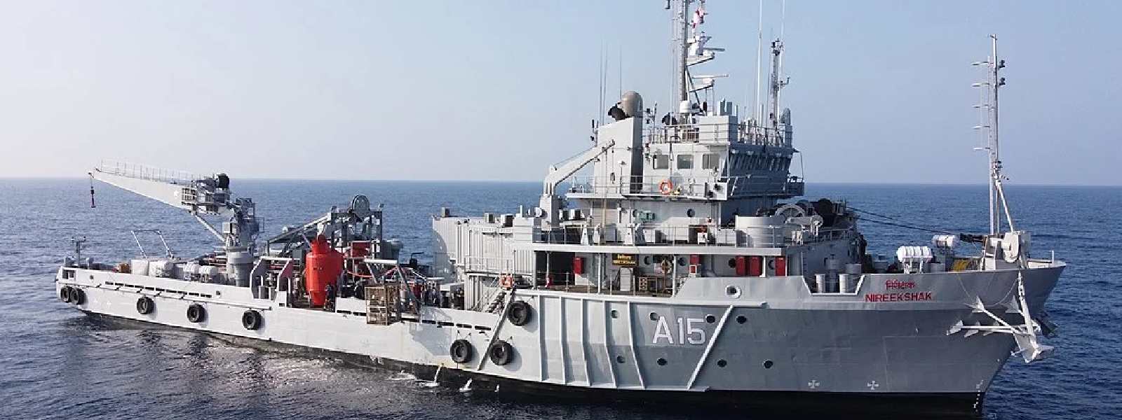 Indian Dive Support ship INS Nireekshak in Trinco